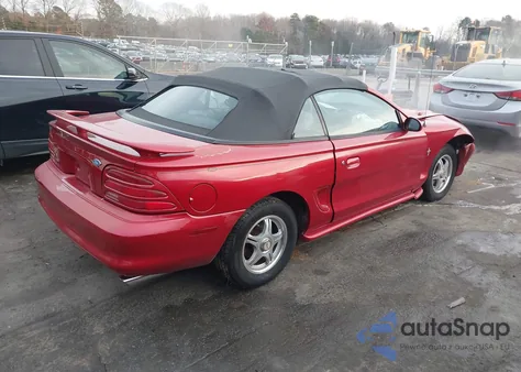 1994 Ford Mustang из США, поврежденный, VIN 1FALP4441RF143133